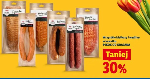 Wszystkie kiełbasy i wędliny w kawałku PIKOK OD KRAJANA