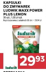 Kapsułki do zmywarek Ludwik Maxx Power Plus Lemon