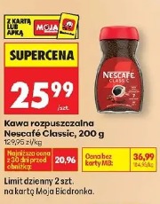 Kawa rozpuszczalna Nescafe Classic