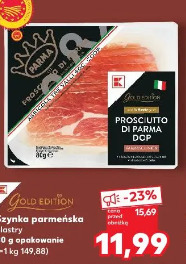 Gold Edition Szynka parmeńska plastry