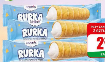 Rurka lodowa śmietankowa Nordis