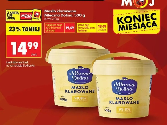 Masło klarowane Mleczna Dolina