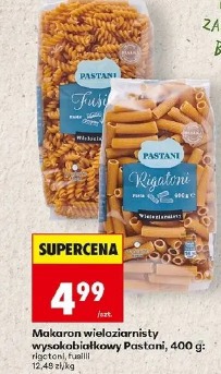 Makaron wieloziarnisty wysokobiałkowy Pastani