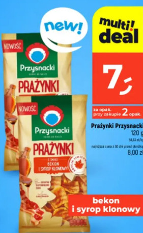 Prażynki Przysnacki bekon i syrop klonowy