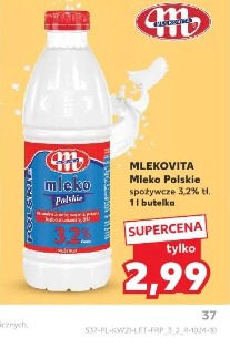 Mlekovita Mleko Polskie spożywcze 3,2%
