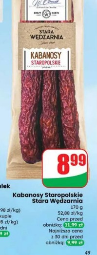 Kabanosy Staropolskie Stara Wędzarnia