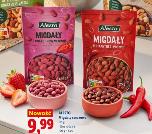 Alesto Migdały smakowe