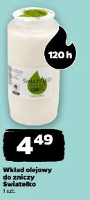 Wkład olejowy do zniczy Światełko
