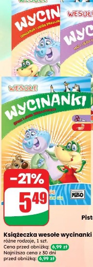 Książeczka wesołe wycinanki