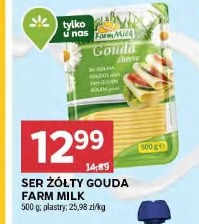 Ser żółty gouda Farm Milk