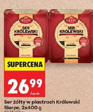 Ser żółty w plastrach Królewski Sierpc