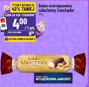 Baton marcepanowy szlachetny Conchador