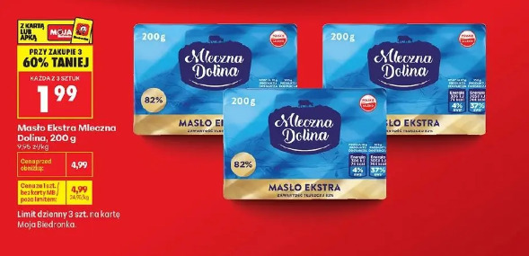 Masło Ekstra Mleczna Dolina