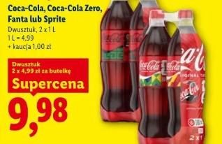 Coca-Cola, Coca-Cola Zero, Fanta lub Sprite