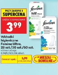 Wkładki higieniczne Femina Ultra