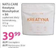 Natu.Care Kreatyna Monohydrat + B6 suplement diety