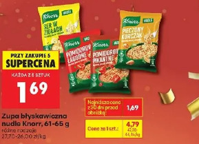 Knorr gorący kubek zupa
