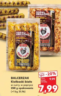 Balcerzak Kiełbaski białe w curry, w papryce