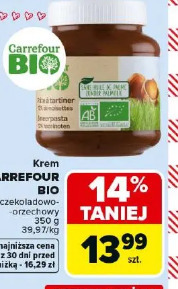 Krem CARREFOUR BIO czekoladowo-orzechowy