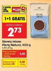 Siemię lniane Plony Natury