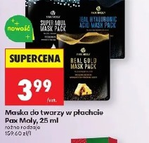 Maska do twarzy w płachcie Pax Moly