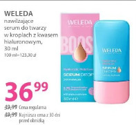 Weleda nawilżające serum do twarzy w kroplach z kwasem hialuronowym