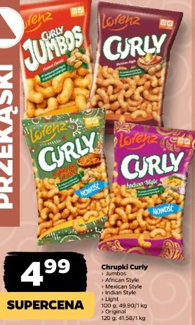 Chrupki Curly Jumbos Lorenz