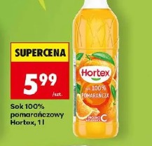 Sok 100% pomarańczowy Hortex