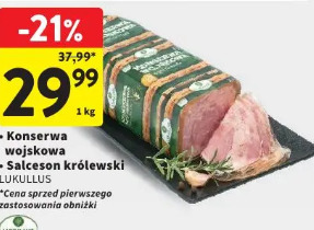Konserwa wojskowa / Salceson królewski LUKULLUS