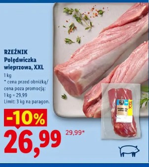 Rzeźnik Polędwiczka wieprzowa XXL