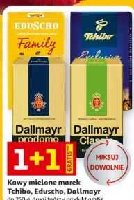 Kawy mielone marek Tchibo, Eduscho, Dallmayr