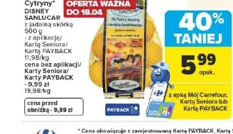 Cytryny DISNEY SANLUCAR z jadalną skórką