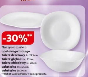 Naczynia z szkła opalowego białego