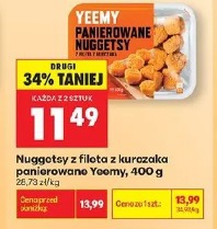 Nuggetsy z fileta z kurczaka panierowane Yeemy