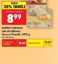 Kotlet mielony lub drobiowy Nasze Smaki