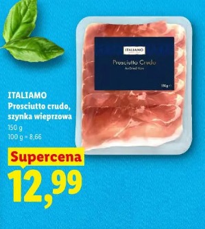 ITALIAMO Prosciutto crudo, szynka wieprzowa