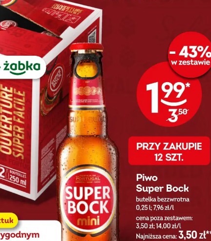 Piwo Super Bock butelka bezzwrotna