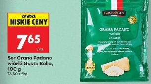 Ser Grana Padano wiórki Gusto Bello