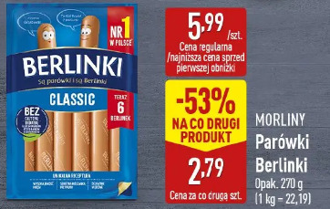 Morliny Parówki Berlinki