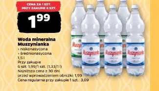 Woda mineralna Muszynianka