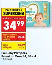 Pieluchy Pampers Premium Care S4, 34 szt.