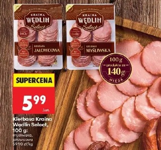 Kiełbasa Kraina Wędlin Select jałowcowa, myśliwska