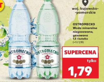 Ostromecko Woda mineralna niegazowana, gazowana