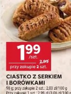Ciastko z serkiem i borówkami