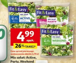 Mix sałat: Active, Party, Weekend Fit & Easy