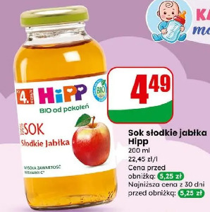 Sok słodkie jabłka Hipp