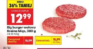 Big burger wołowy Kraina Mięs