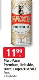 Piwo Faxe Premium, Keltskie, Horal Lager/IPA/ALE Amka