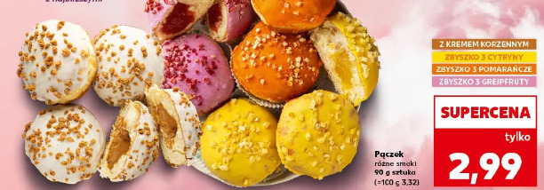 Pączek z kremem korzennym zbysszko 3 cytryny zbysszko 3 pomarańcze zbysszko 3 grejpfruty