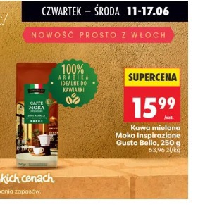 Kawa mielona Moka Inspirazione Gusto Bello